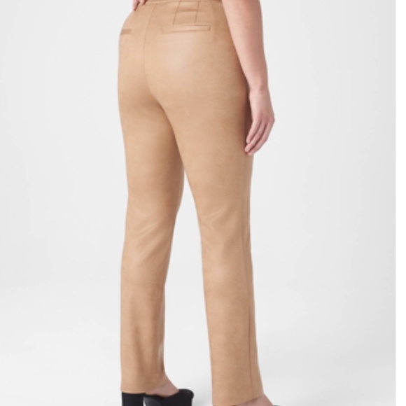 Lane Bryant Ponte Collection Mid-Rise pull on pants straight leg Camel 20 NWT - Picture 2 of 5